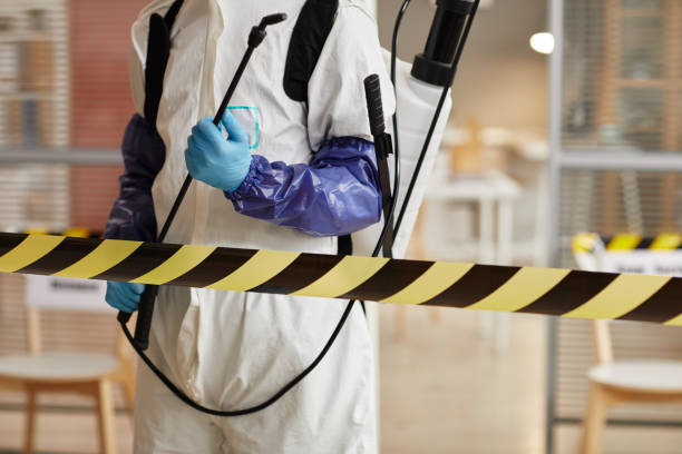 Professional Biohazard Cleanup technician working in Greensboro, MD
